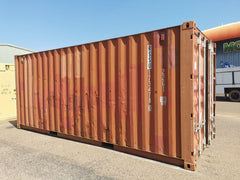 Container 20 Pieds Standard Usagé rouge