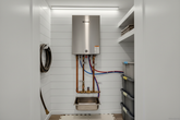 Chauffe-eau installé dans une tiny house