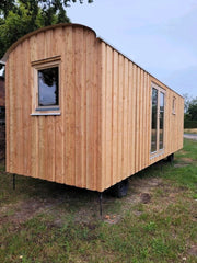 Remorque mobile 4 saisons – 20 x 8 pi – Structure acier et bois – Finition complète