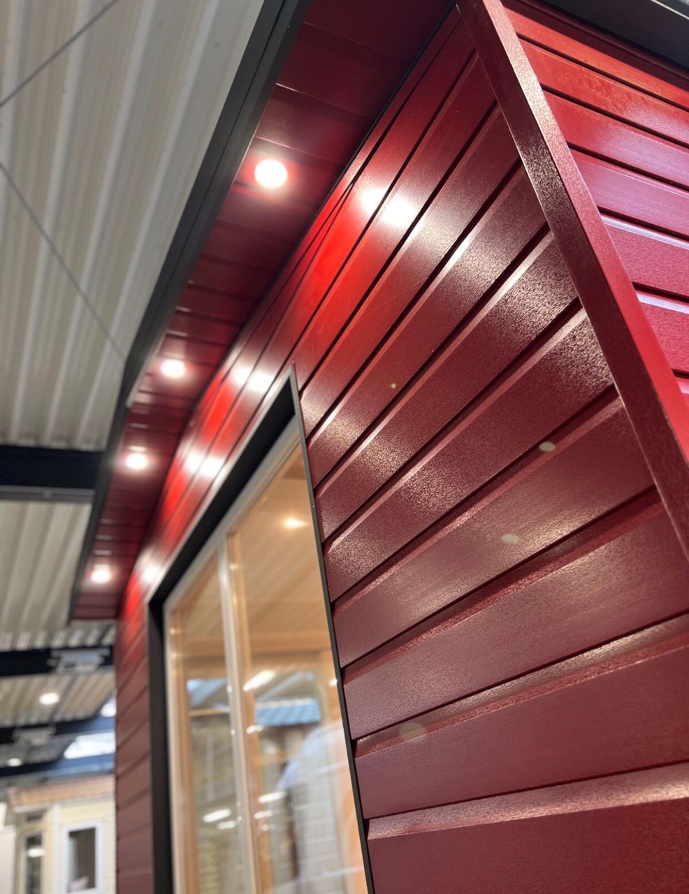 Maison mobile T1 4 saisons – 40 x 10 pi – Finition premium – Année 2025 couleur rouge