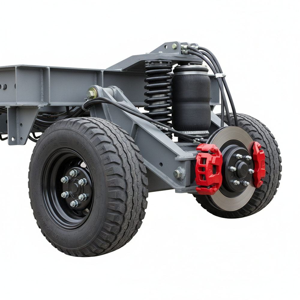 Remorque plate pour tiny house - roues et suspension