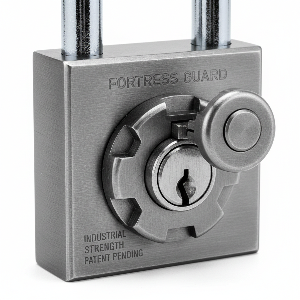 Cadenas de sécurité - gros plan du mécanisme