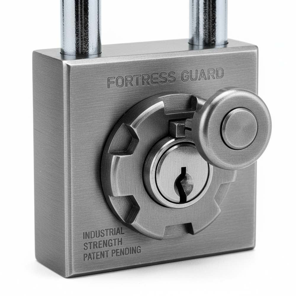 Cadenas de sécurité - gros plan du mécanisme