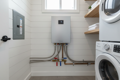 Chauffe-eau installé dans une tiny house